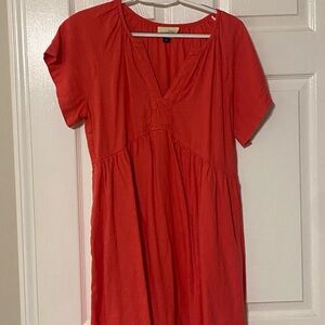 Universal Thread Coral V-Neck Blouse